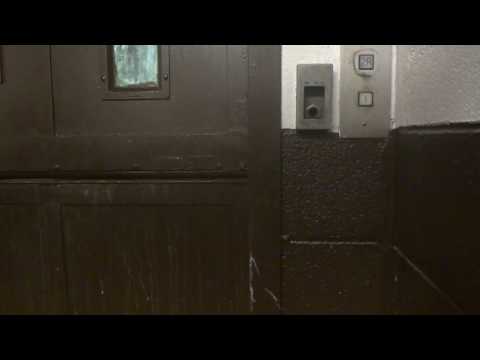 Vintage Montgomery HVAC Oil Hydraulic freight elevator - Monroeville Mall - PA