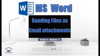 How to send a Word Document as an Attachment to Email | MS Word