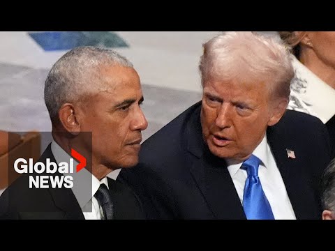 Trump posts video with racist depiction of Obamas