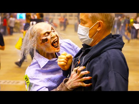 Horror Puppets Attack! VFX Zombies & Werewolf Terror Halloween Props