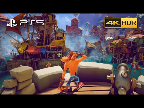 Crash Bandicoot 4: It's About Time (PS5) 4K HDR 60FPS gameplay