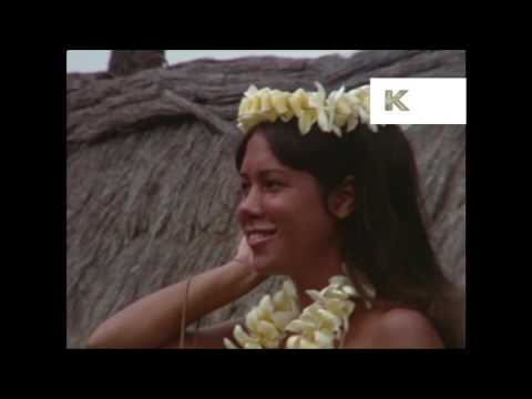 1960s Hawaii Hula Dance, 16mm to HD Color Home Movies