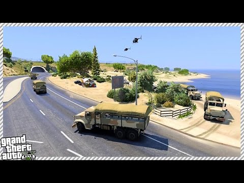 MILITARY CONVOY UNDER ATTACK