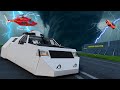 Hiding In A Shelter To Survive A MASSIVE Tornado In BeamNG Drive Mods