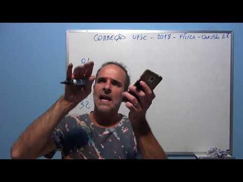 Correção UFSC 2018 Física Questão 28