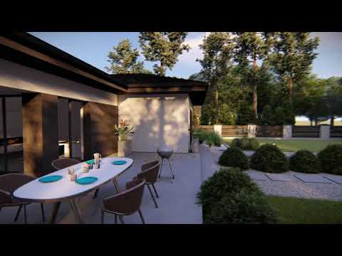 Z423  - Gotowy projekt domu parterowego we współczesnym stylu do 140 m2