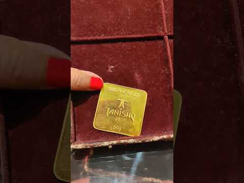Tanishq gold coin | tanishq gold jewellery #tanishq #tanishqjewellery #shorts #viral