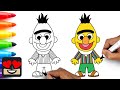 How To Draw Bert Sesame Street