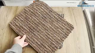 Spoltex Lines 61 šíře 4m světle béžový