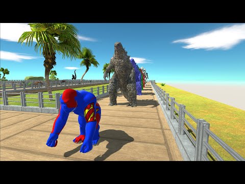 GORO SUPERMAN DEATH RUN - Animal Revolt Battle Simulator