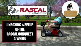 📦 Rascal Conquest 4-Wheel Mobility Scooter | Unboxing & First Look!