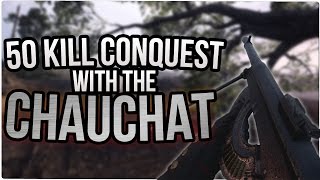 NEW Support Gun: Chauchat Low Weight Gameplay - 50 Kill Conquest on Rupture! (PS4 BF1)