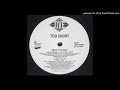 Too Short - Never Talk Down (LP Instrumental)