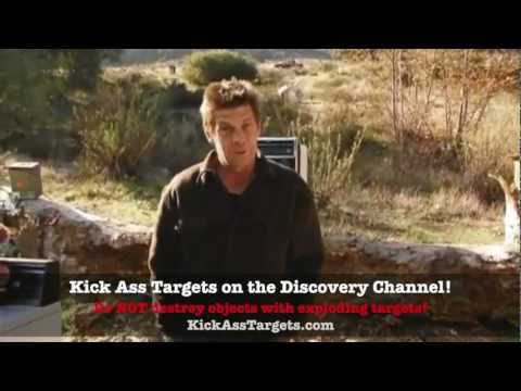 Kick Ass Exploding Rifle Targets