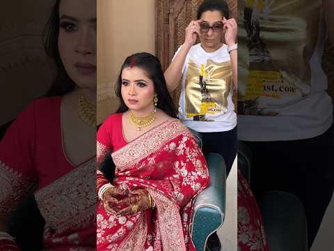 Beautiful Reception Bride in making ❤️ Parul Garg