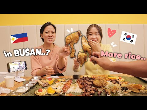 BOODLE FIGHT in Busan, Korea!🇰🇷 (ft. Filipino friends)