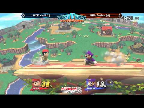 Smash 4 Wars #39 - WDF Navii (Ness) vs HBA Avalon (Sheik, Mario) Grand Finals