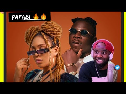 Nigeria 🇳🇬Reacts to Stonebwoy & Mishasha - PAPABI (official video lyrics) Reaction m!!!