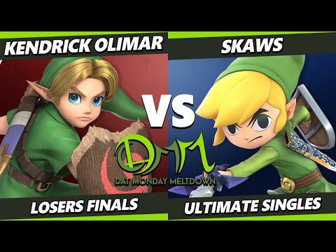 DAT MM 261 Losers Finals - Kendrick Olimar (Young Link) Vs. Skaws (Toon Link) Smash Ultimate - SSBU