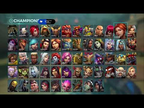 Paladins pts champion tests. Betty, Corvus, Fernando, and Imani