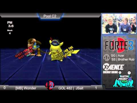 Forte 3-[MB] Wonder (Pikachu) vs GOL 482 | JSalt (Diddy) Pools