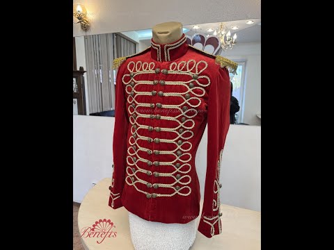Ballet costume Soldier Hussar Fight Nutcracker P 0228 - video 4