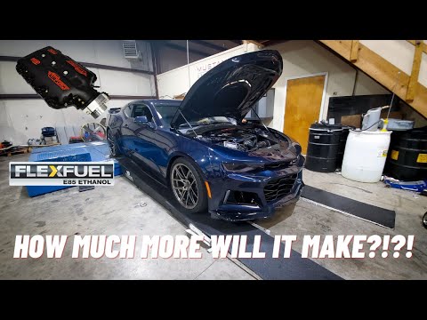 MSD Atomic Intake, Katech 103mm Throttle Body, and Flex Fuel Gets Big Gains Up Top!!! 2016 Camaro SS