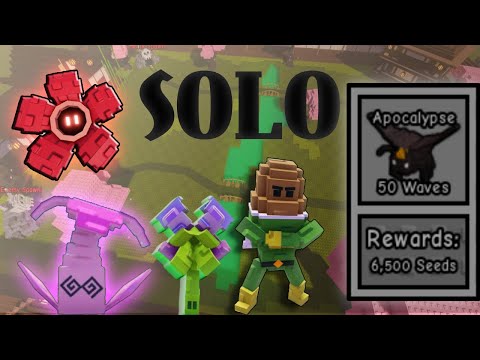 Dojo Apocalypse solo Garden Tower Defense 1.17