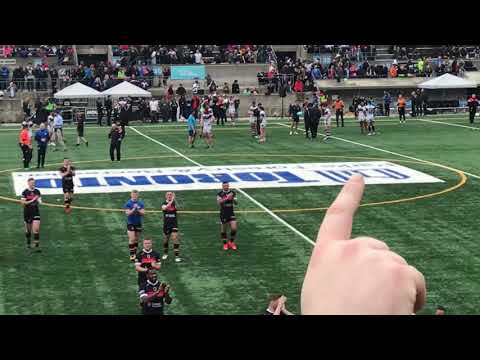 Bradford Bulls fans applaud Bulls players after game V Toronto Wolfpack, May 4th 2019