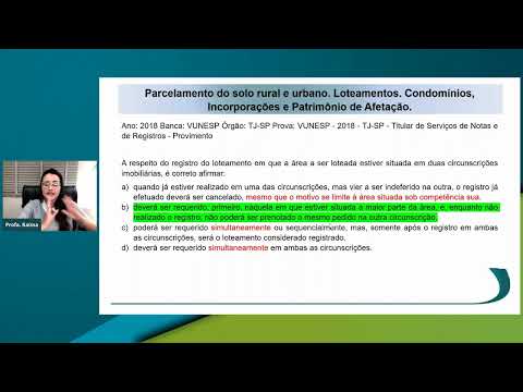 Aula 9 Registro de Imóveis - Prof. Raissa Fleming