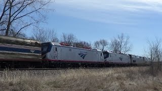 preview picture of video 'Two Brand New ACS-64 Electric Locomotives on California Zephyr'