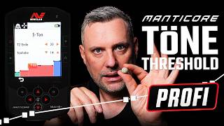 Minelab Manticore richtig einstellen: Tonprofile, Threshold & Zieltöne (Profi-Gu