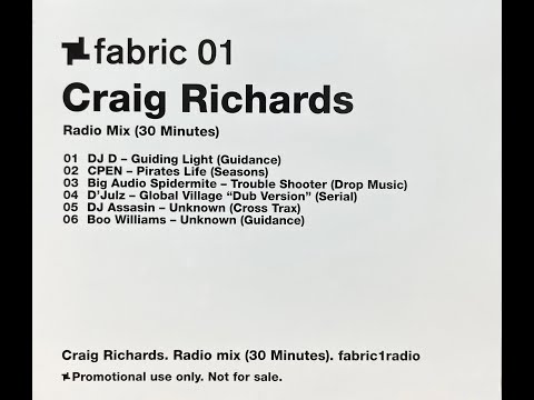 Craig Richards - Fabric 01 Radio Mix [2001]