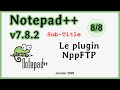 Installation et utilisation du plugin NppFTP sur Notepad++