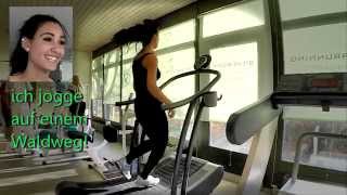 preview picture of video 'Speed-Fit auf dem Woodway Curve bei Silver Gym mit Cassandra'