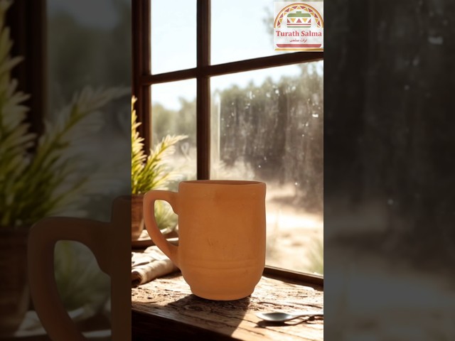 كأس فخار مع يد (ساده)