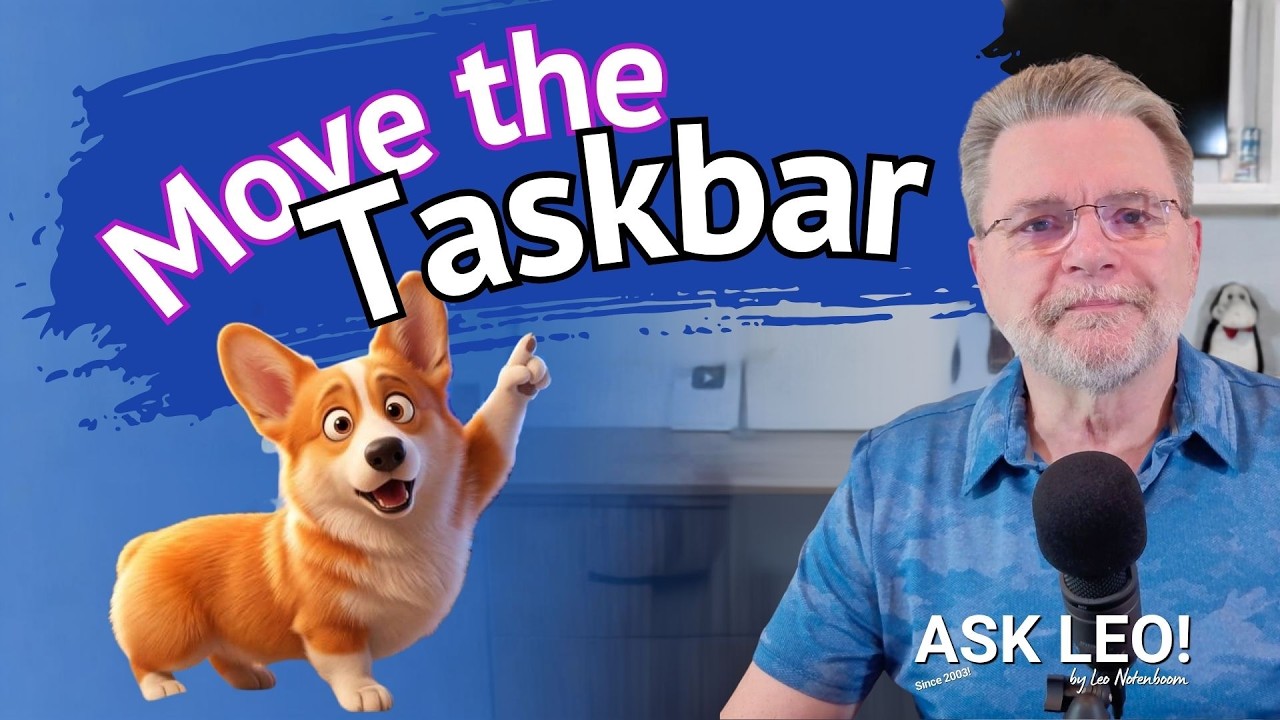 Microsoft Listened: You Can Move the Taskbar Now!