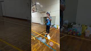 シャトルを遠くにぶっ飛ばせ🏸‼️