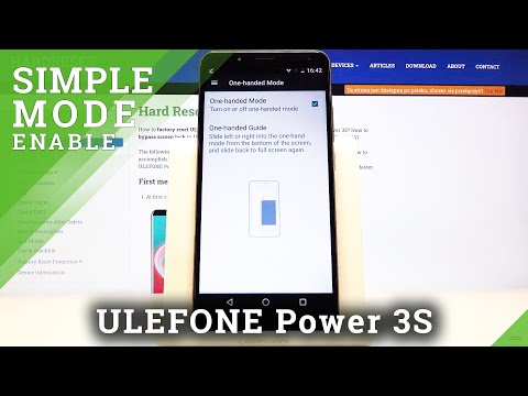 How to Activate One Handed Mode in ULEFONE Power 3S – One Handed Mode