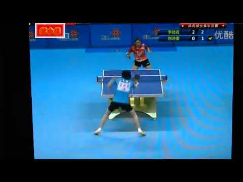 2013 China National Game WS - Semi final: Li Xiaoxia vs Liu Shiwen-3rd game