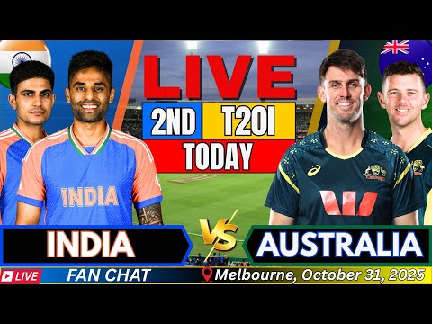 🔴 LIVE: India vs Australia 2nd T20 Live Fan Chat | IND vs AUS Live Score | Live Cricket Match Today