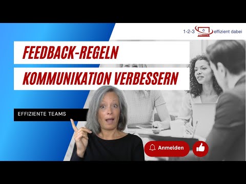 Effiziente Teams: Feedback-Regeln