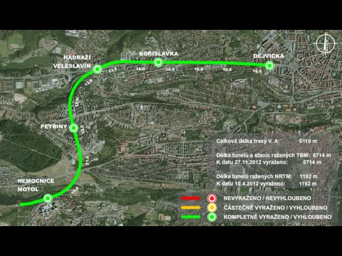 Úsek V.A | Trasa A | Metro Praha