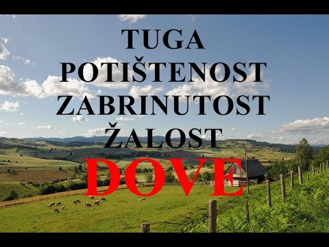 DOVE PROTIV TUGE, POTIŠTENOSTI, ZABRINUTOSTI I ŽALOSTI