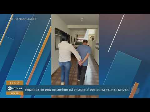 Condenado por homicídio é capturado em Caldas Novas