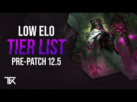 Low Elo Pre Tier List | Patch 12.5 | german | TFK