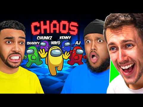 MINIMINTER REACTS TO BETA SQUAD AMONG US: SHAPESHIFTER CHAOS