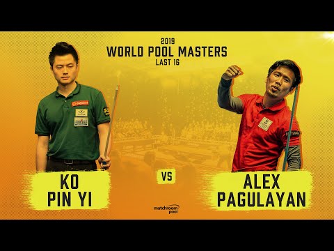 Ko Pin Yi vs Alex Pagulayan | 2019 World Pool Masters Last 16