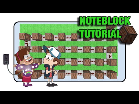 Gravity Falls Doorbell - Note Block "Tutorial" (Minecraft Xbox/Ps3)