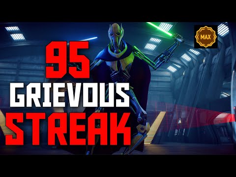 Getting general grievous to MAX level 1000 and getting a 95 killstreak in the same game